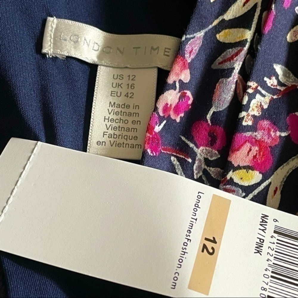 London Times Floral Midi Dress - Picture 5 of 5